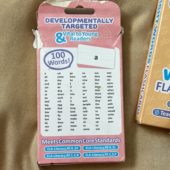 Flashcards - Picture 9 of 11